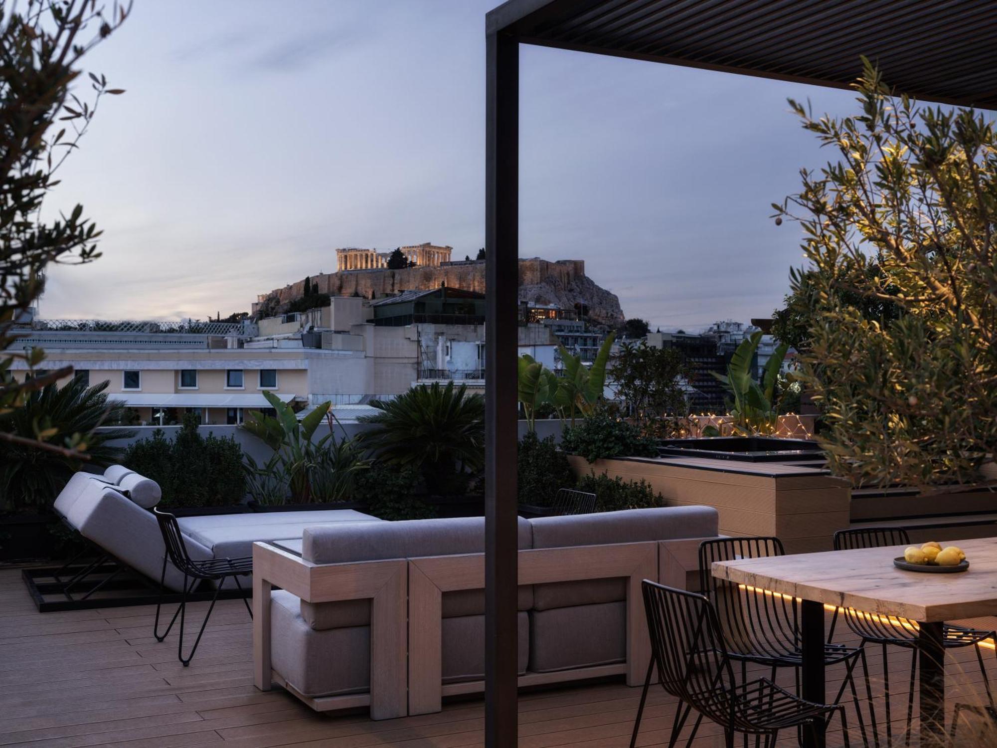 Aparthotel The Newel Acropolis Athen Exterior foto