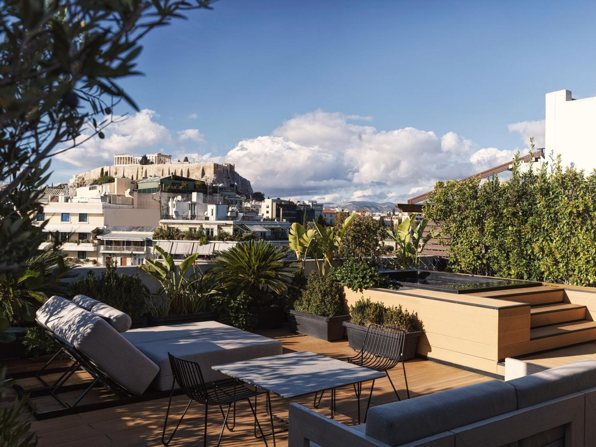 Aparthotel The Newel Acropolis Athen Exterior foto