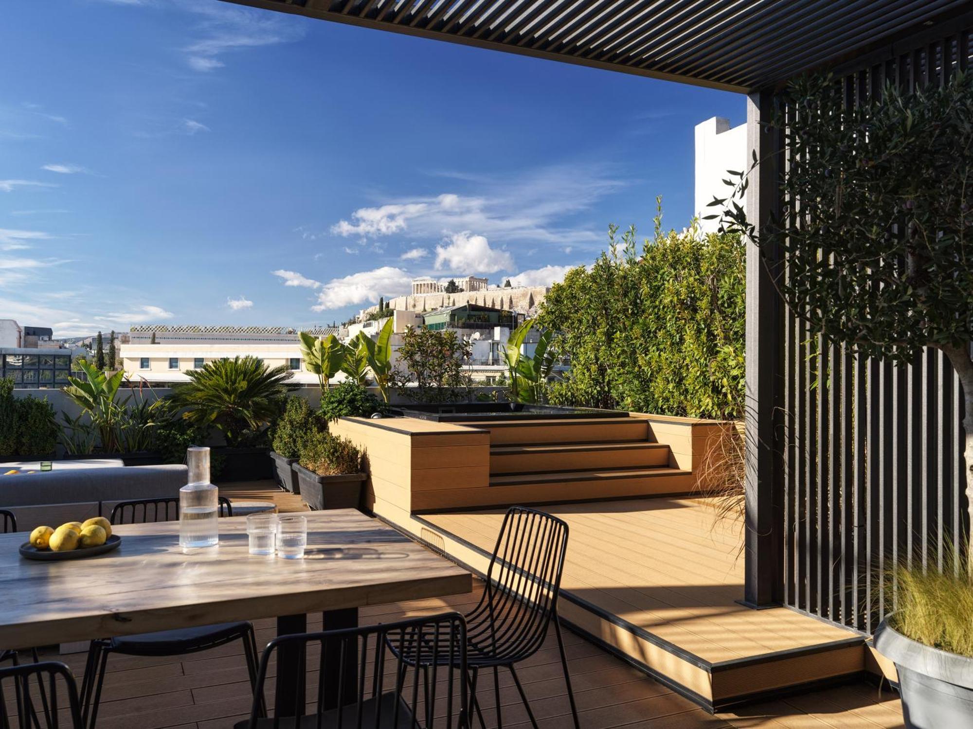 Aparthotel The Newel Acropolis Athen Exterior foto