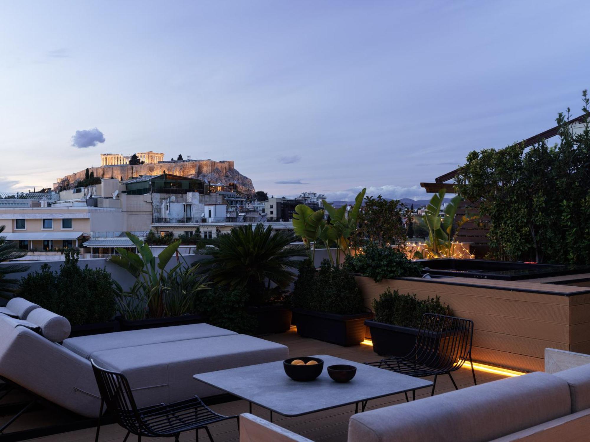 Aparthotel The Newel Acropolis Athen Exterior foto