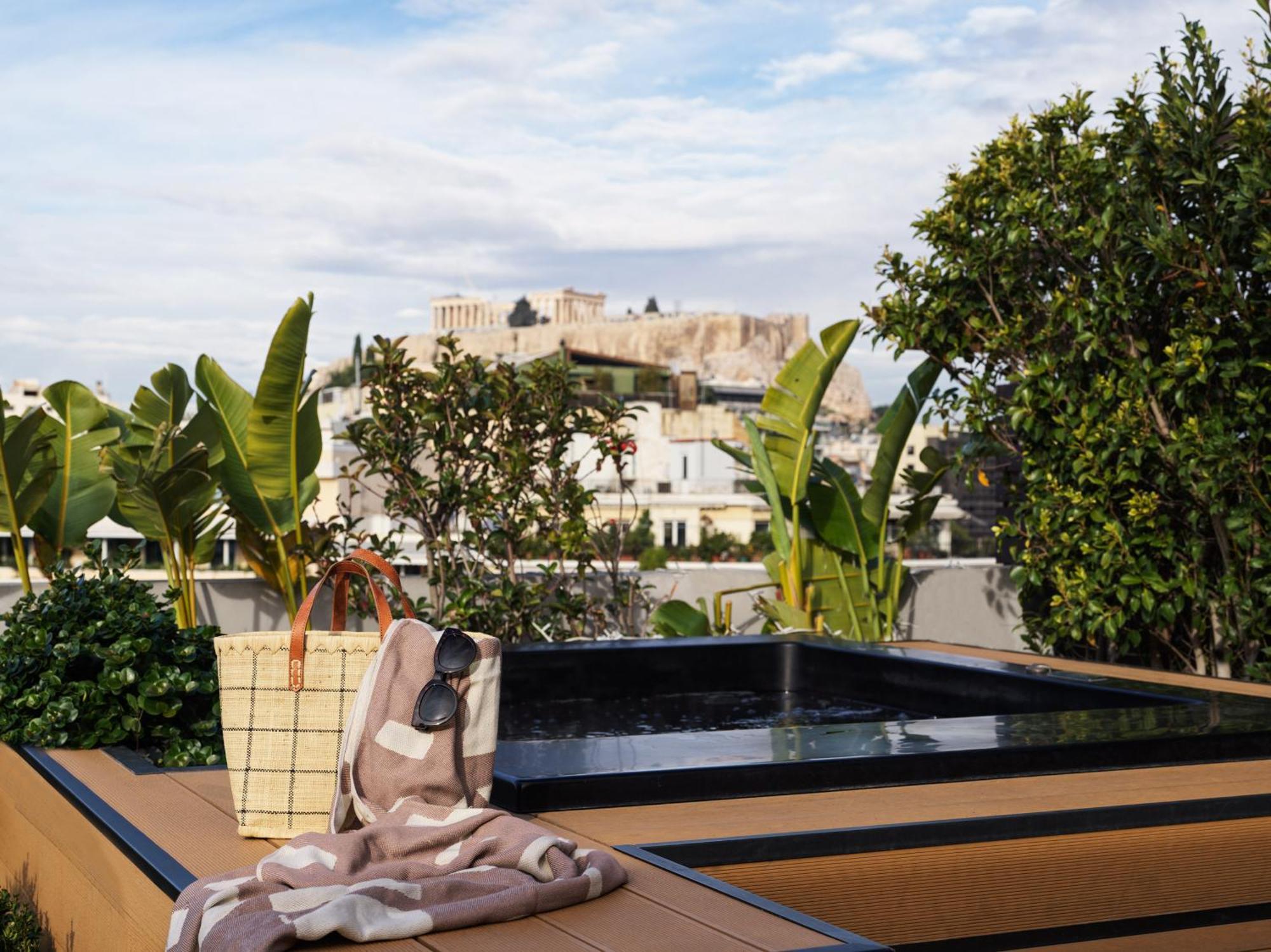 Aparthotel The Newel Acropolis Athen Exterior foto