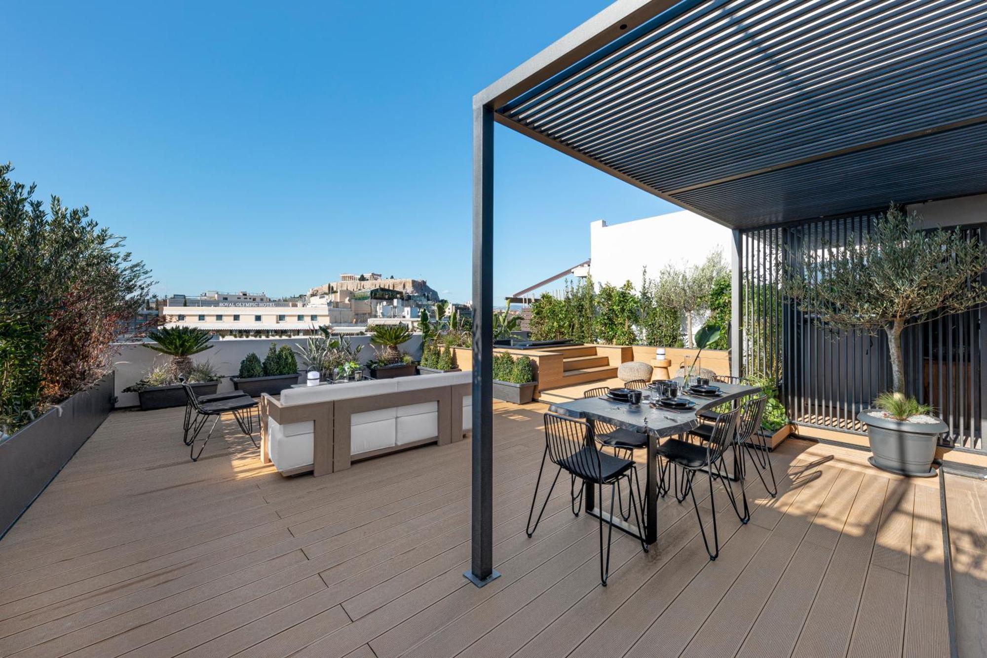 Aparthotel The Newel Acropolis Athen Zimmer foto